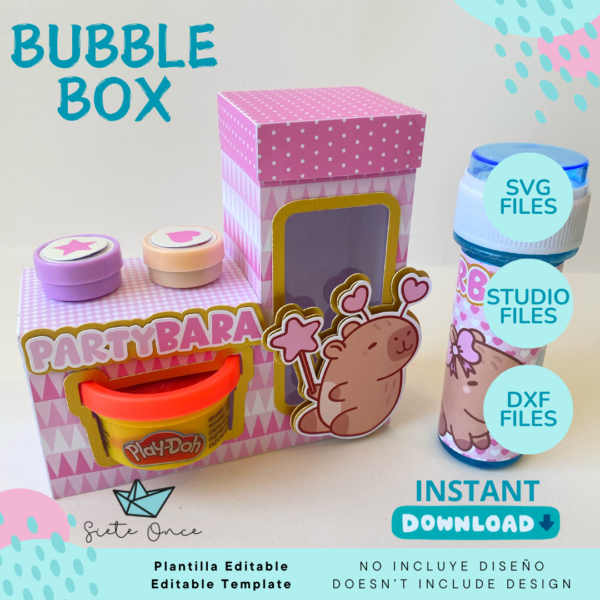 Caja Interactiva con Burbujas