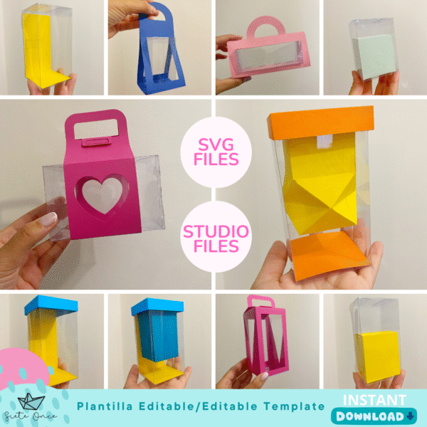 Pack Cajas Acetato (Cierre Automático)