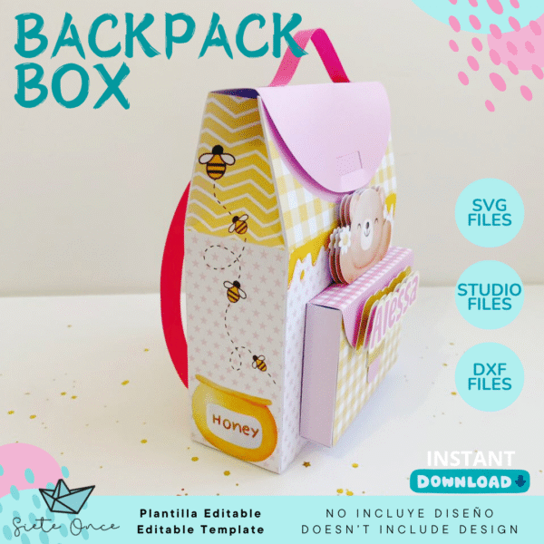 Caja Mochila Infantil - Imagen 4