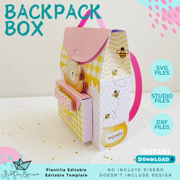 Caja Mochila Infantil - Imagen 3