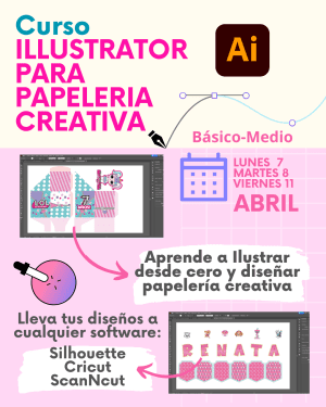 Curso ONLINE - Illustrator para Papelería Creativa