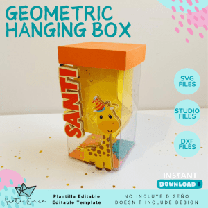 Caja Acetato Colgante